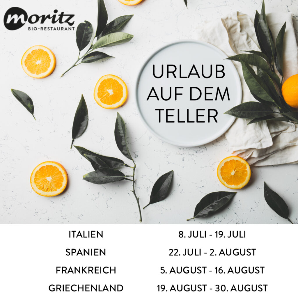 Urlaub auf dem Teller